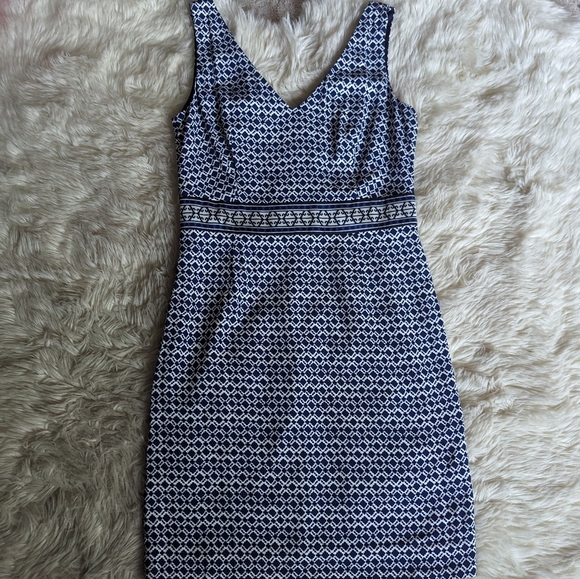 EUC Tory Burch Piera Sleeveless Printed Sheath Dress - Picture 4 of 16